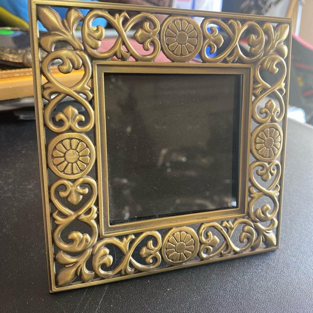 Antique Gold Photo Frame